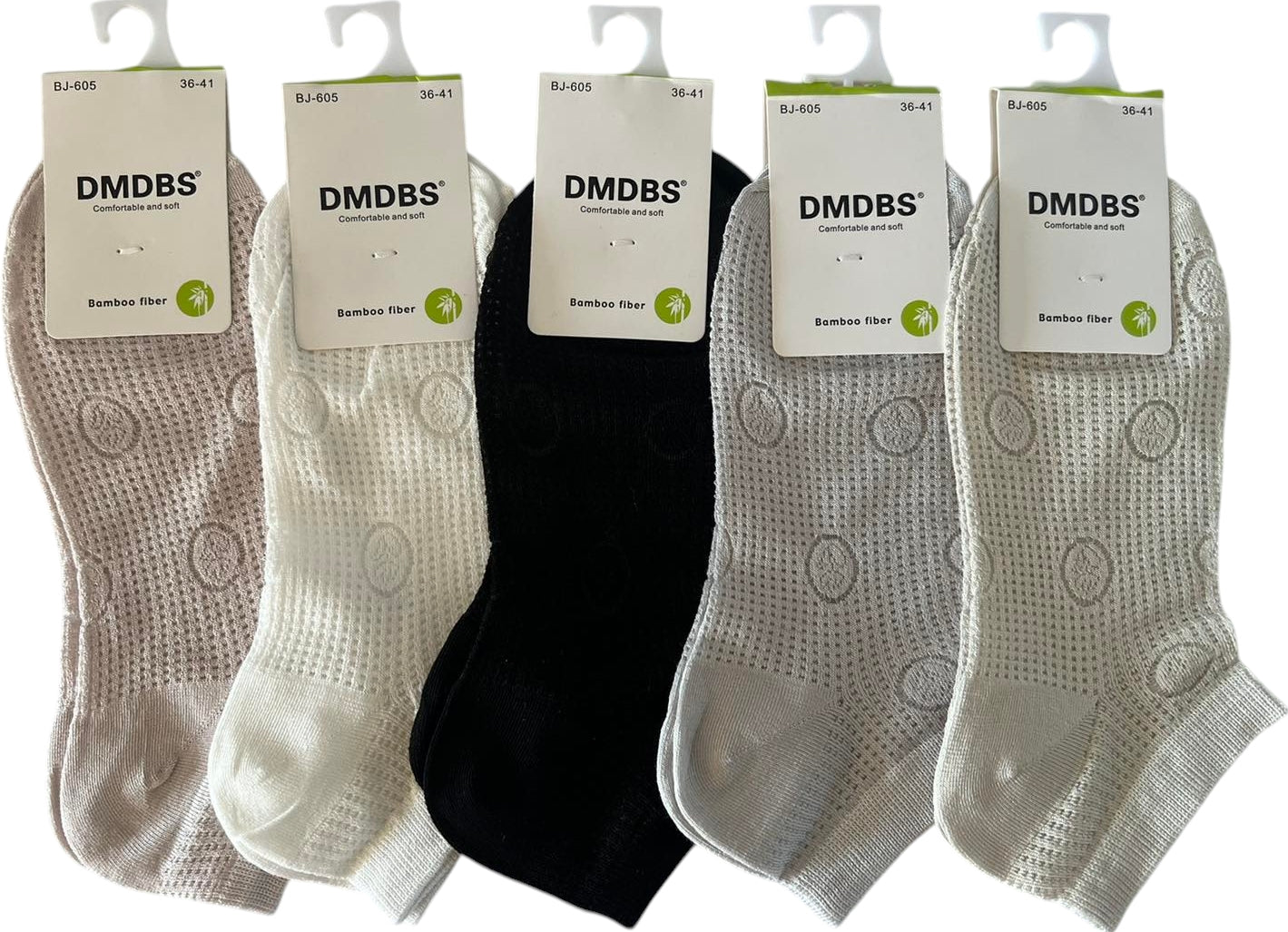 DMDBS BJ-605 Women's Short Mesh Socks, Size 36-41 - Image 2