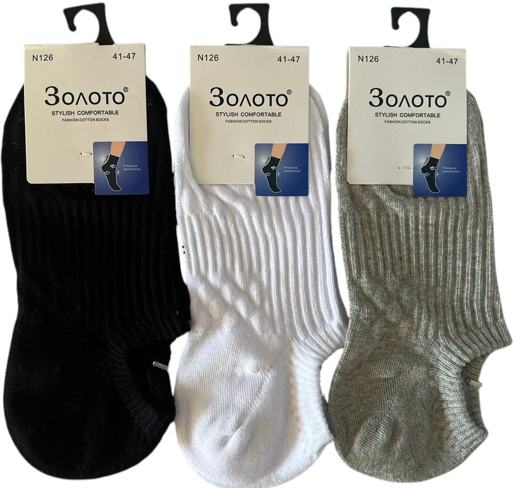 Zoloto N126 Men's Short Socks, Size 41-47 - Image 2