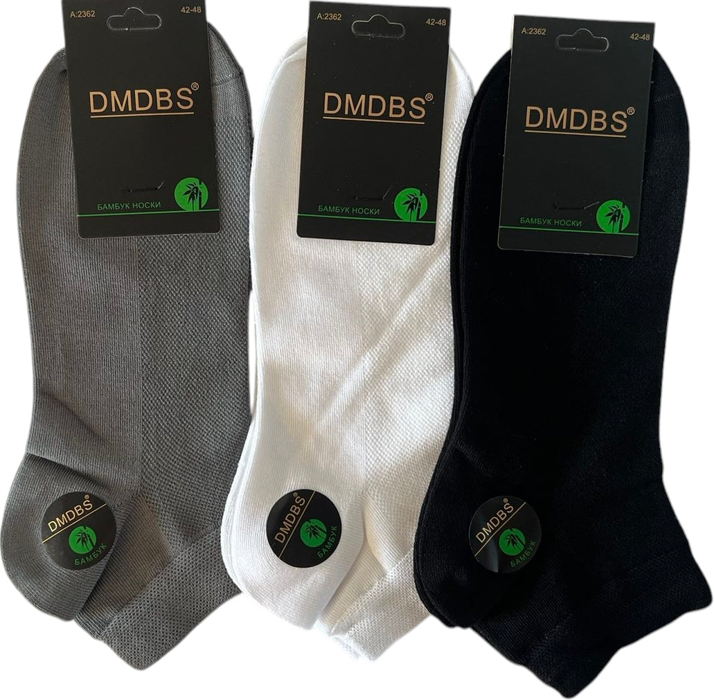 DMDBS A2362 Men's Short Mesh Socks, Size 42-48 - Image 2