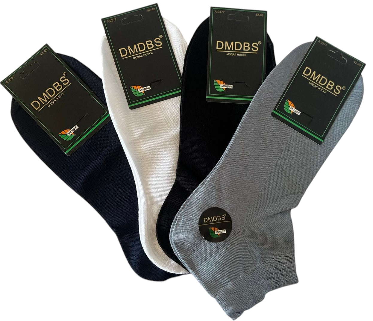 DMDBS A2377 Men's Short Mesh Socks, Size 42-48