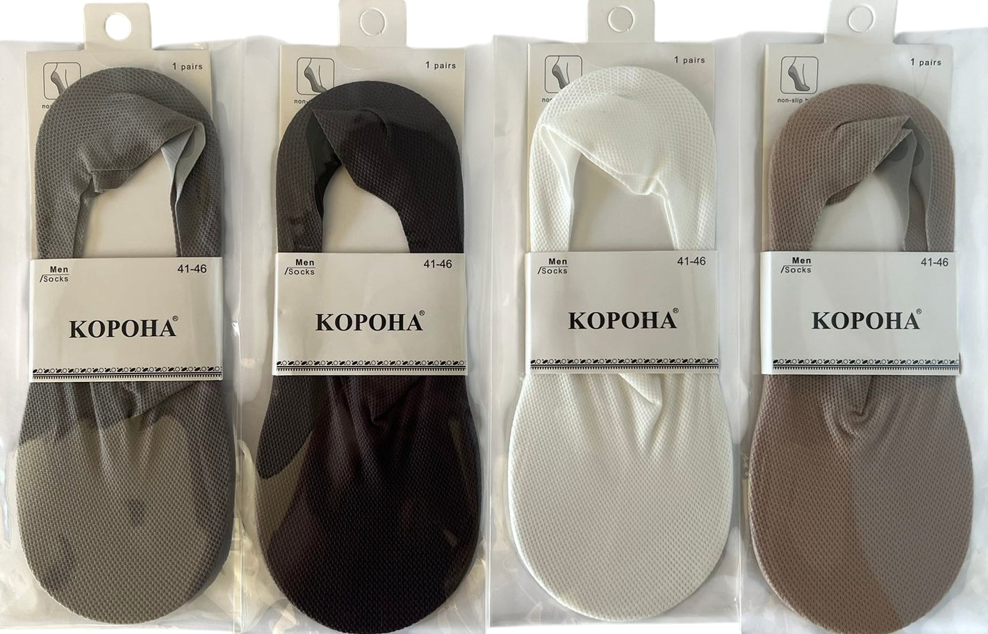 Korona WB0503-4 Men's Footie Socks, Size 41-46 - Image 2
