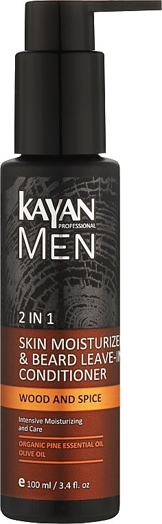 Kayan Professional Men 2-in-1 Moisturizing Face & Beard Balm, 100 mL