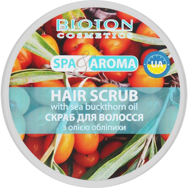 Bioton Cosmetics Spa & Aroma Sea Buckthorn Oil Scalp Scrub, 250 mL