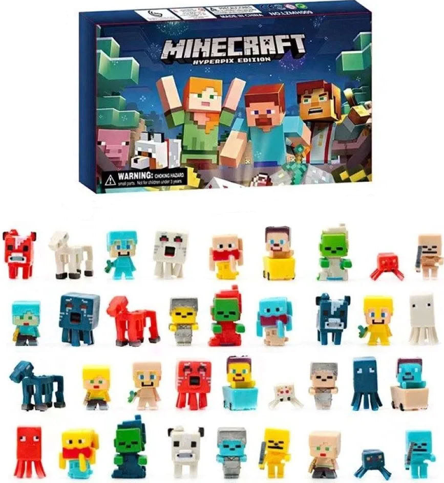 Minecraft LZMH009-2 Advent Calendar with 24 Figures