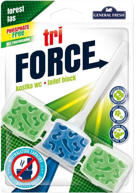 Force Tri Las Toilet Bowl Freshener, 45 g