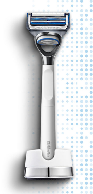 Gillette SkinGuard Sensitive Premium Edition Men's Gift Set: Razor, Cartridge & Stand - Image 2
