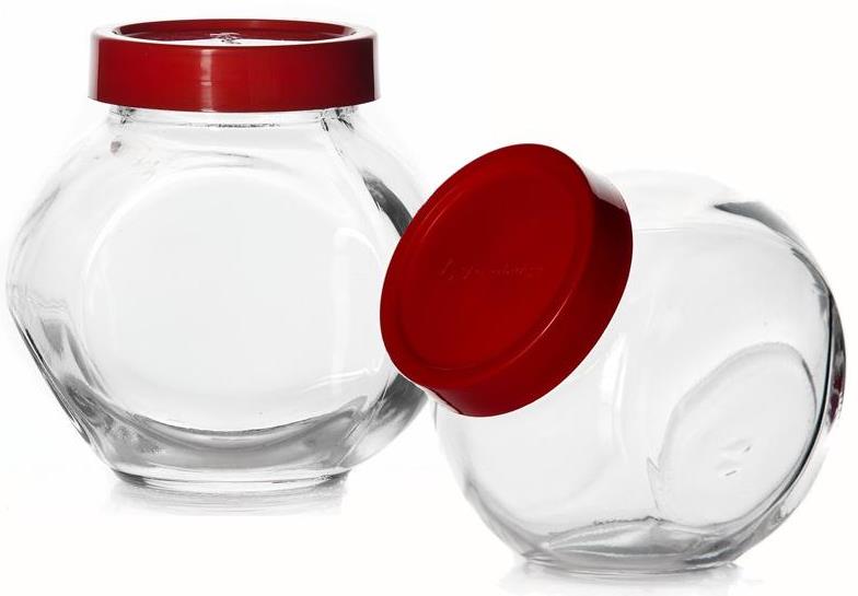 Bella 1202 Glass Jar with Lid, 200 mL