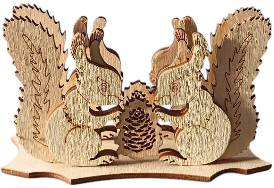 Decorative Wooden Napkin Holder
