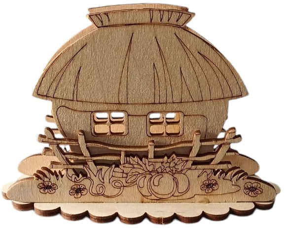 Decorative Wooden Napkin Holder - Image 2