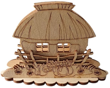 Decorative Wooden Napkin Holder - Image 2
