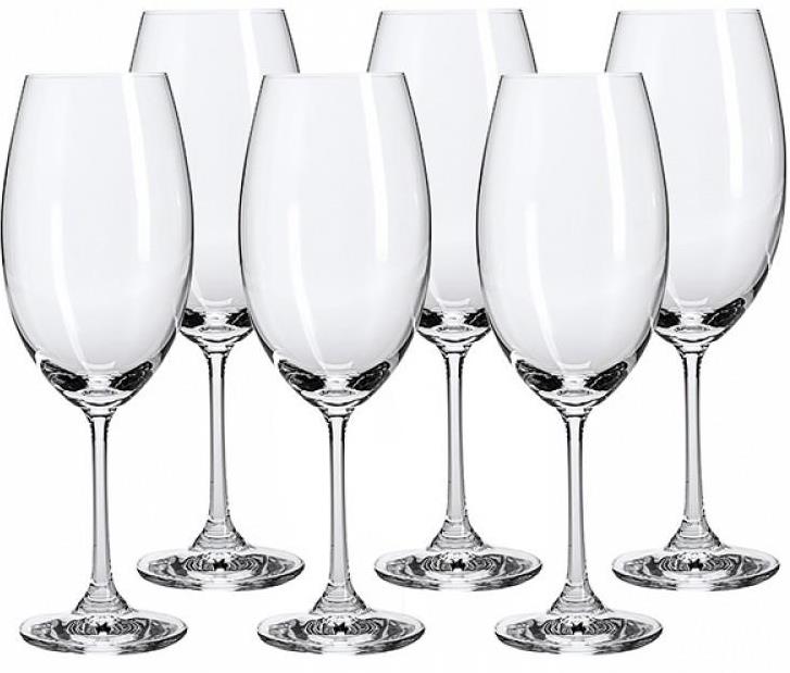 Bohemia Barbara Milvus Wine Glass Set, 6 x 630 mL
