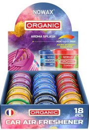 Nowax Organic Assorted Car Air Freshener, 40 g (Price per 1 pc)
