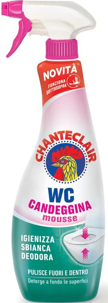 Chante Clair Foaming Toilet Cleaner with Bleach Spray, 625 mL
