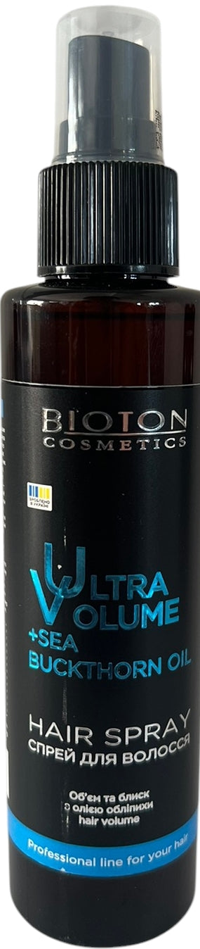 Bioton Cosmetics Ultra Volume Hair Spray for Volume & Shine, 150 mL