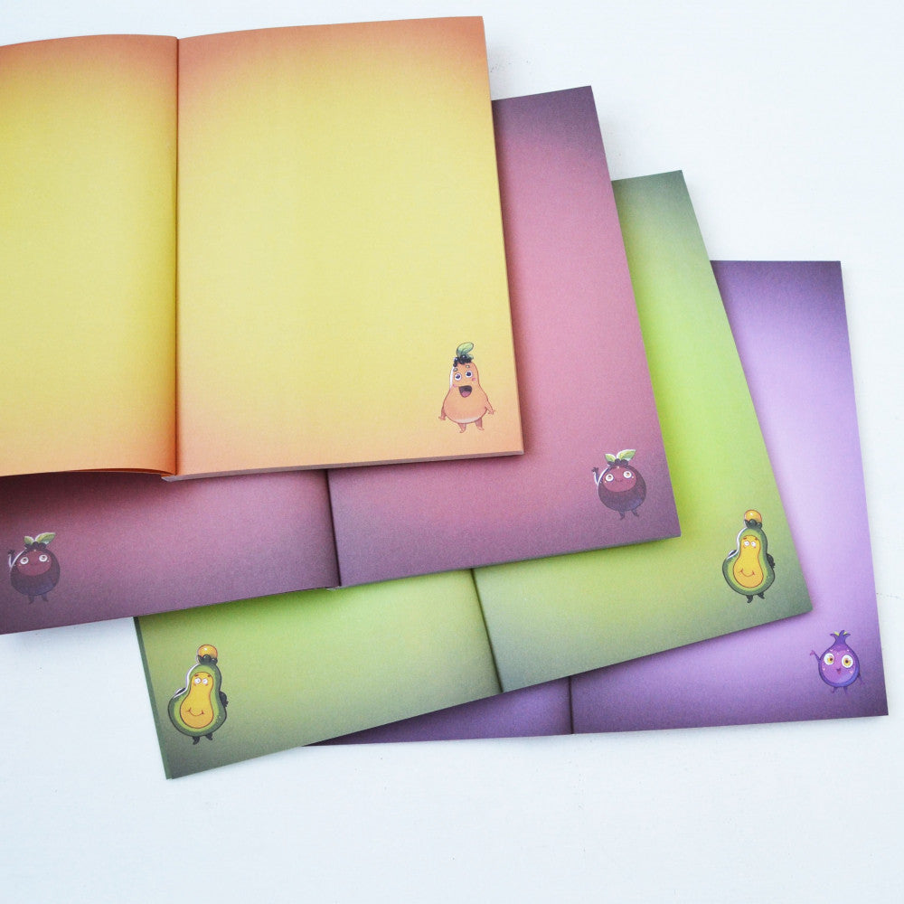 Fruit Jollie 4Profi A5 kolorovi sheets 64 sheets Notebook - Image 3