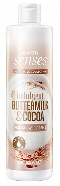 Avon Senses Buttermilk & Cacao Shower Gel, 400 mL