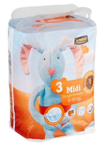 Jumbo 3 Baby Pull-Up Diaper Pants, 24 pcs, 5-10 kg - Image 2