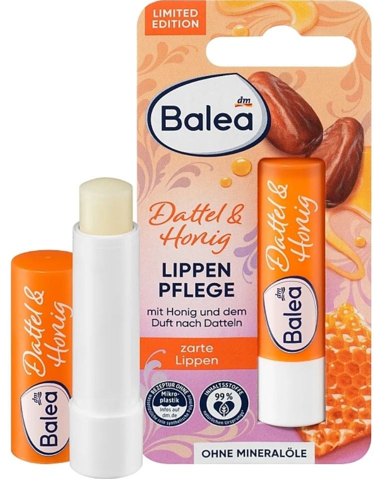 Balea Date & Honey Lip Balm, 4.8 g