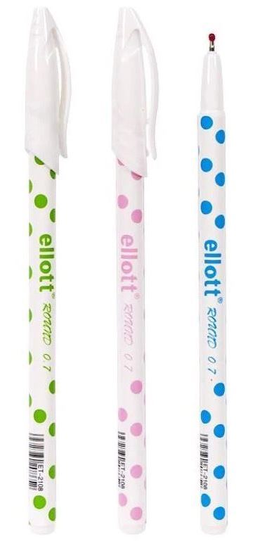 Ellot ET2108 Luva Round Blue Ballpoint Pen, 0.7 mm
