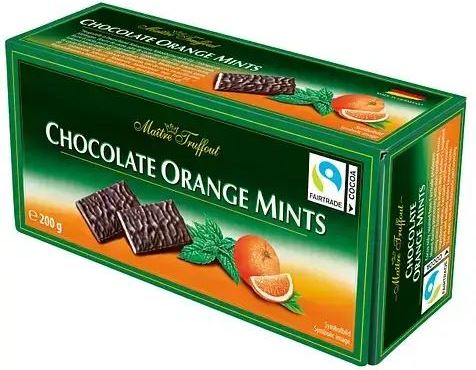 Maitre Truffout Chocolate Orange Mints, 200 g