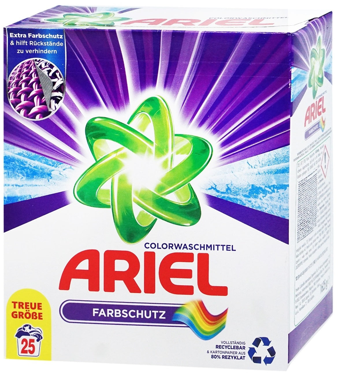 Ariel Color Laundry Detergent Powder Box, 25 Loads, 1.625 kg - Image 2