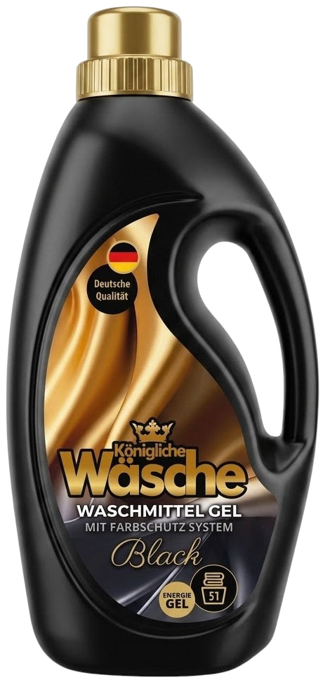 Konigliche Wasche Black Liquid Laundry Detergent, 51 Loads, 1.55 L