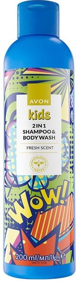 Avon Kids Fresh Scent Boys' Shampoo & Shower Gel, 200 mL