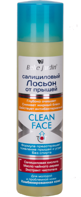 Belle Jardin Clean Face Salicylic Acne Lotion with Celandine Extract, 150 mL - Image 3