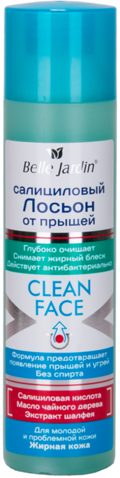 Belle Jardin Clean Face Salicylic Acne Lotion with Sage Extract, 150 mL - Image 3
