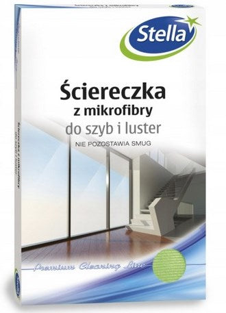 Stella Pack Microfiber Cleaning Cloth for Glass & Mirrors
