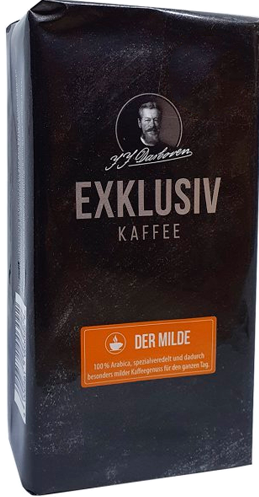 J.J. Darboven Exklusiv Kaffee The Mild Ground Coffee, 250 g