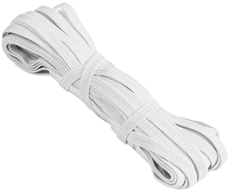 White Elastic Tape, 5 m