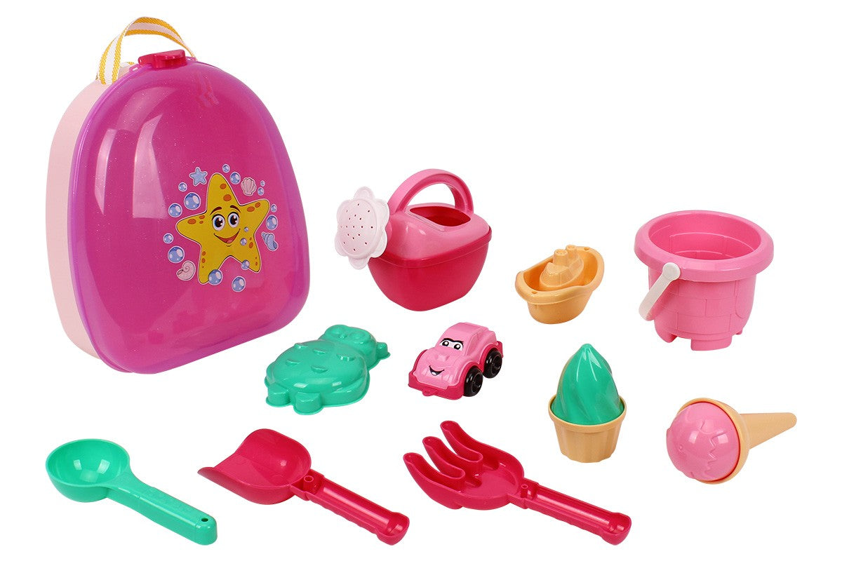 TechnoK 0310 Girls' Sand Play Set in Backpack