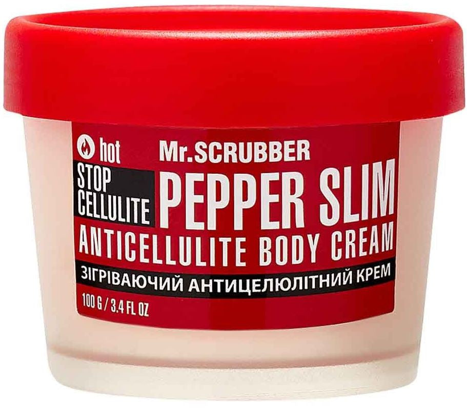 Mr.Scrubber Stop Cellulite Pepper Slim Warming Anti-Cellulite Body Cream, 100 mL