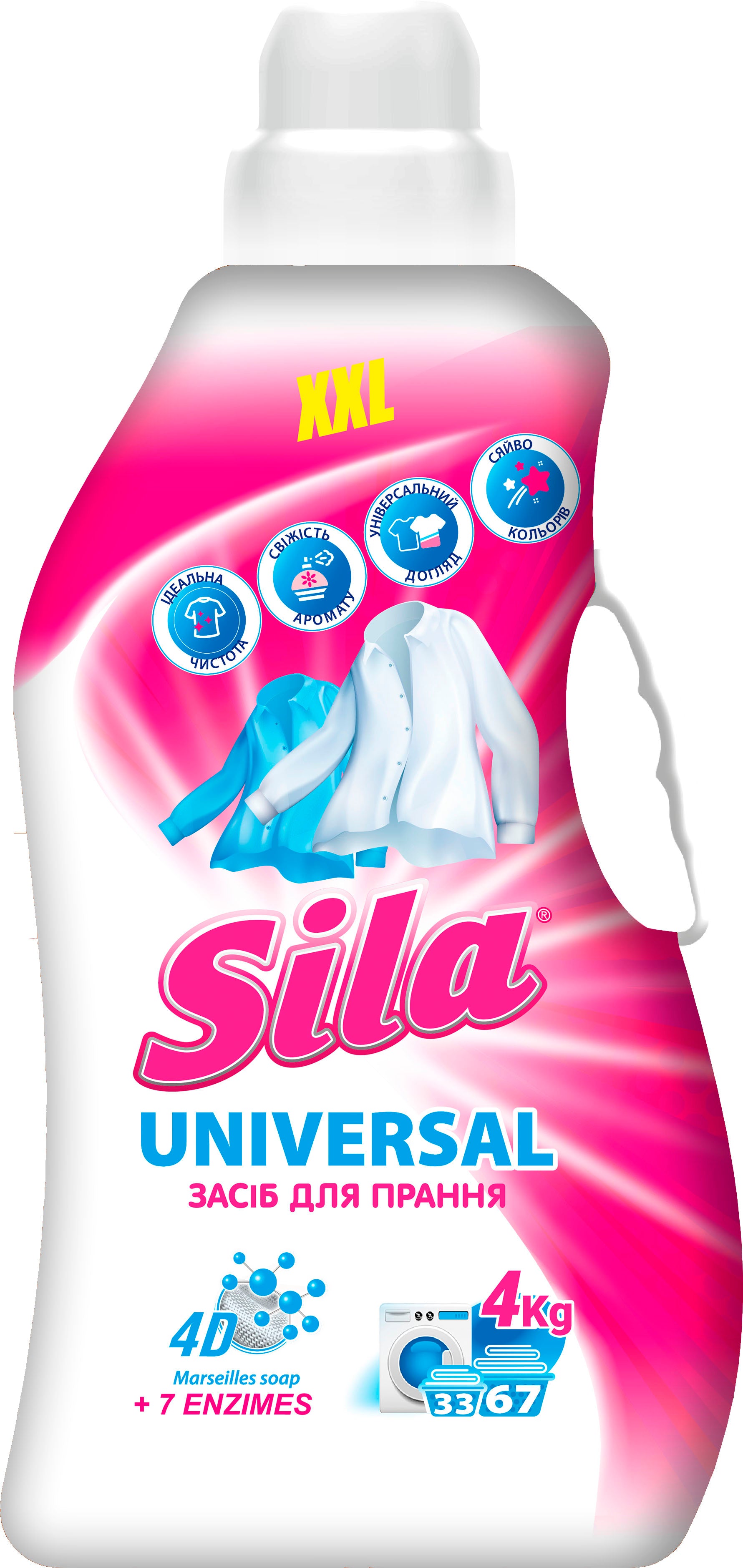 Sila Universal Laundry Detergent Gel, 4 L