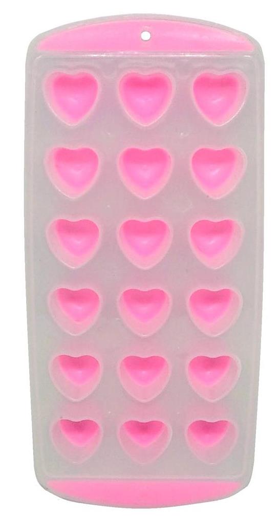 Douba Hearts Ice Cube Tray with Silicone Base - Image 2