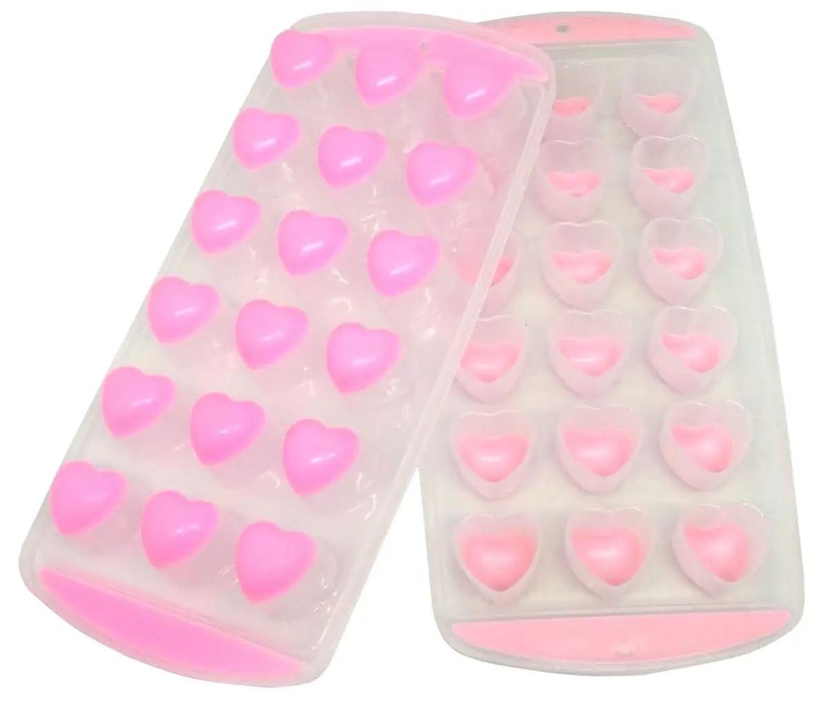 Douba Hearts Ice Cube Tray with Silicone Base - Image 3