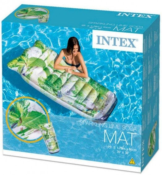 Intex 58778 Mojito Inflatable Air Mattress for Ages 15+, 178 x 91 cm