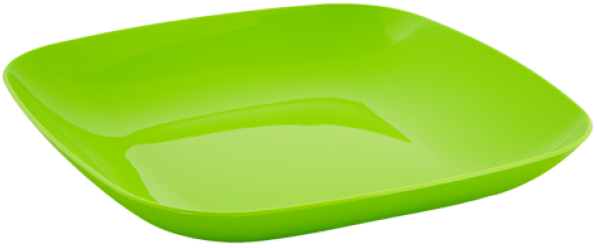 Aleana 167063 Plastic Plate, Assorted, 250 x 250 x 30 mm