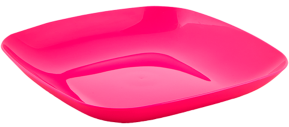 Aleana 167063 Plastic Plate, Assorted, 250 x 250 x 30 mm - Image 3