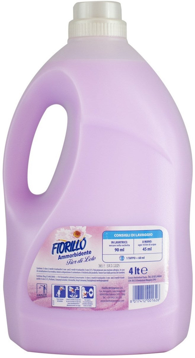 Fiorillo Lotus Flower Fabric Softener, 44 Loads, 4 L - Image 2