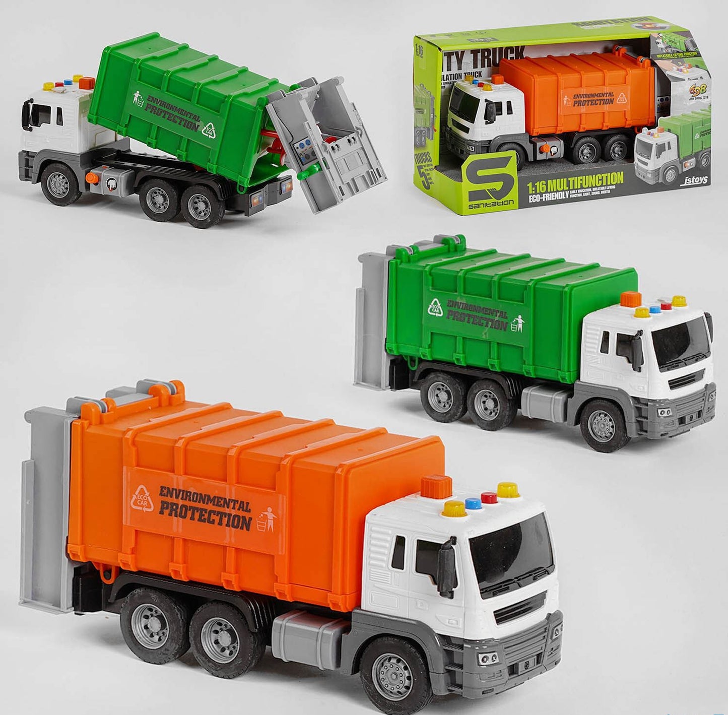 Jstoys JS108/108B Garbage Truck Toy