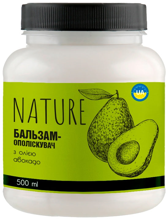 Bioton Nature Avocado Oil Hair Balm & Conditioner, 500 mL