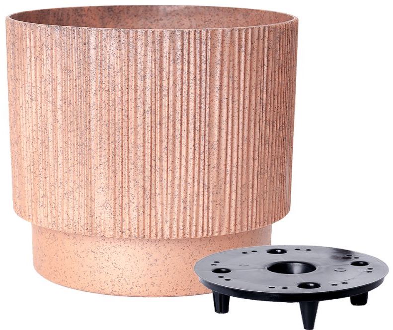 Aleana Oslo Flower Pot with Insert, Assorted, d 16 cm, 1.9 L - Image 3