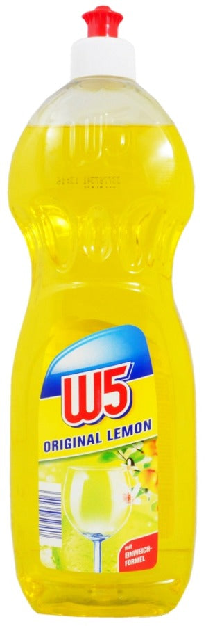 W5 Original Lemon Dishwashing Liquid, 1 L