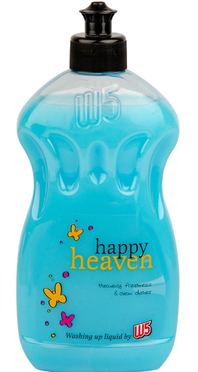W5 Happy Heaven Dishwashing Liquid, 500 mL