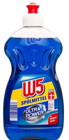 W5 Ultra Power Dishwashing Liquid, 500 mL