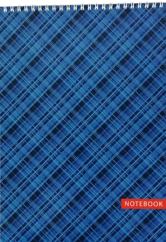 Polihrafist A4 Spiral Grid Notebook with Cardboard Cover, 48 Sheets