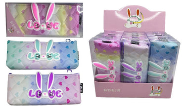 Lider 77-61 Love Textile School Pencil Case with Ears - Image 2