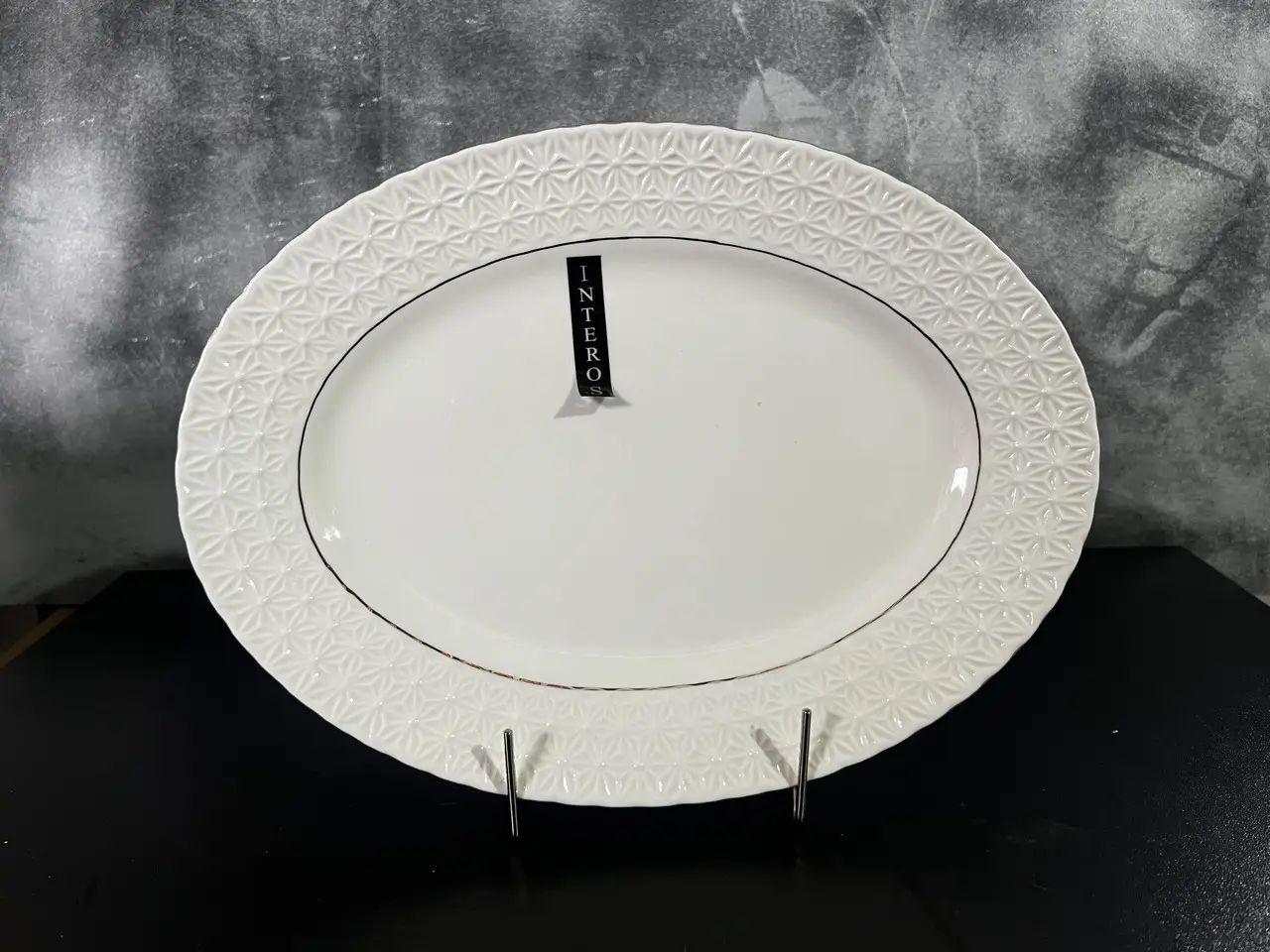 Interos Snow Queen S223125-A Oval Serving Dish, 25 cm - Image 2